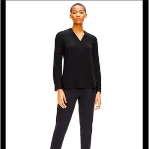 Eileen fisher georgette crepe nwt